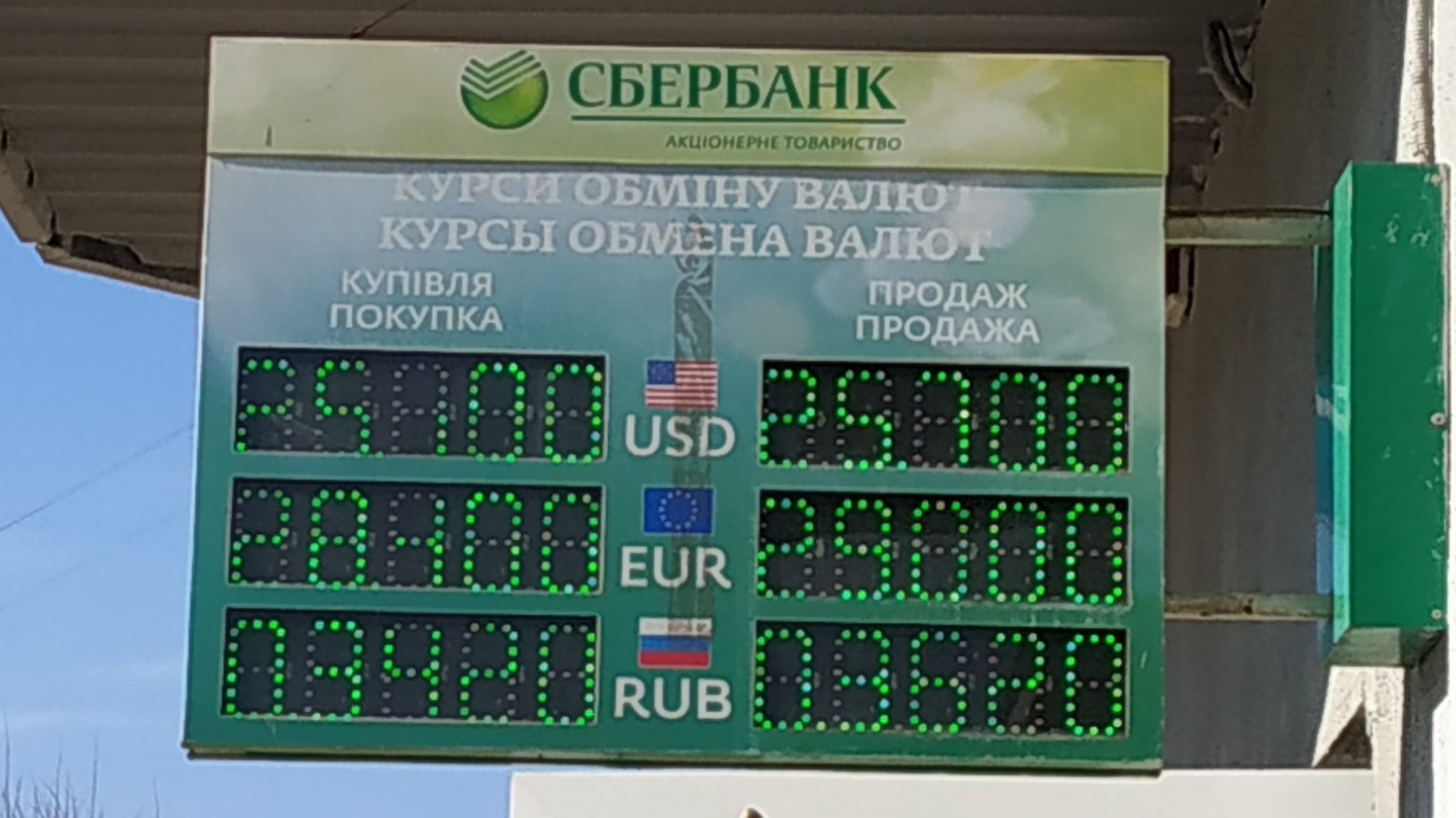 Наличный курс валют в Лисичанске 10 марта 2020 (Фото) — ZARAZ.INFO
